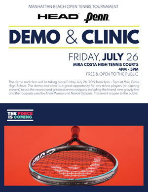 Head/Penn Tennis Demonstration and Clinic