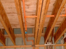 Certificate of Occupancy beams & sprinkler system