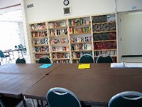 Library in the OASIS room