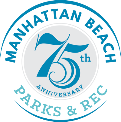 Manhattan Beach Parks and Recreation Department 75th Anniversary Logo