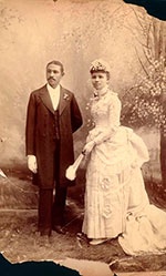 Wedding of Mr. & Mrs. Bruce, Circa 1886