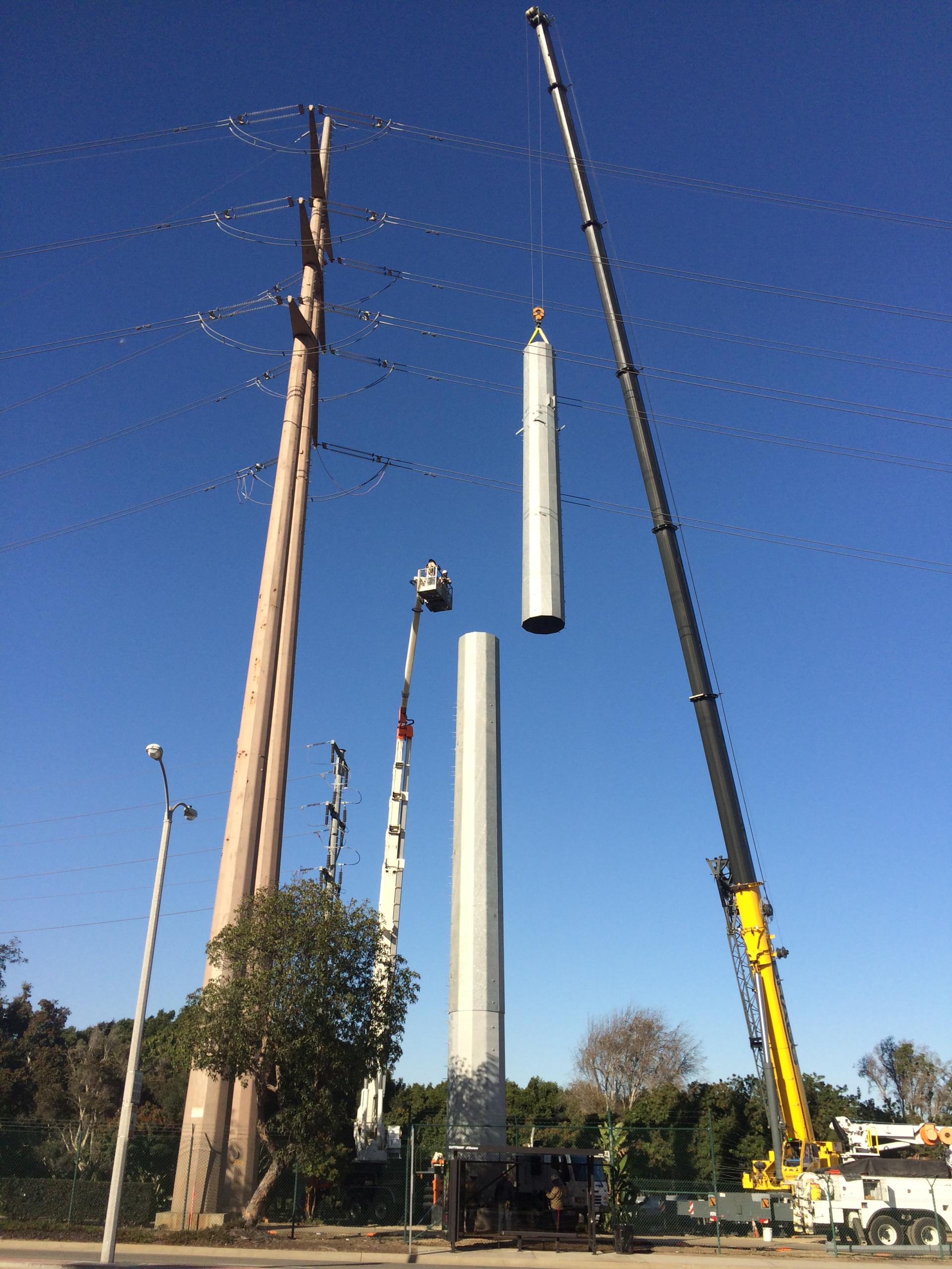 SCE pole replacement