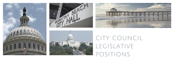 City Council positions on legislation