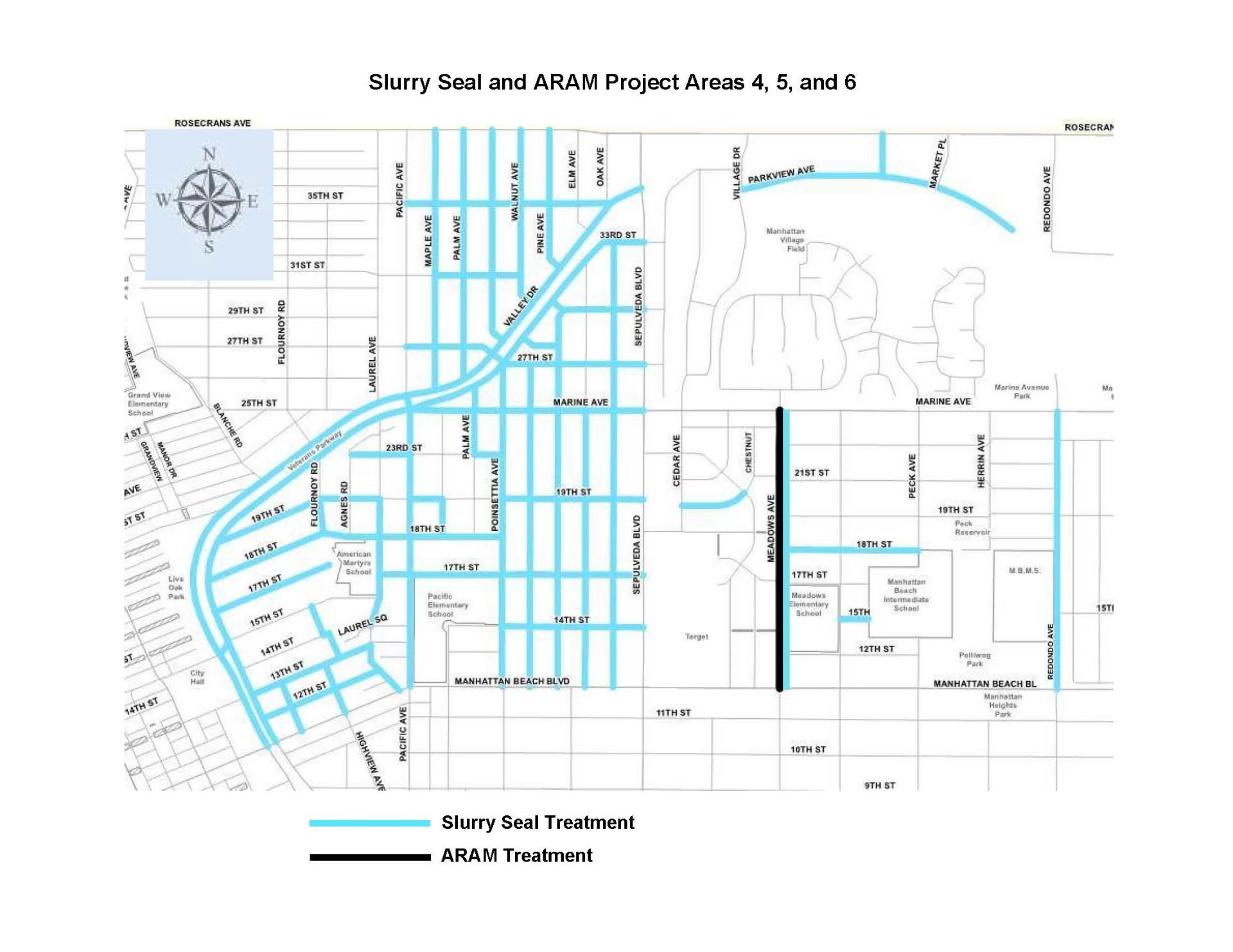 Slurry Seal Map Spring 2019