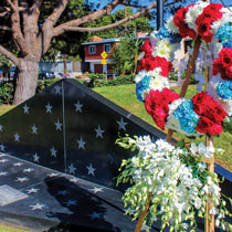 Veterans Monument on Veterans Parkway