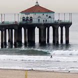 Surfing at the Pier by Arellano, Victor