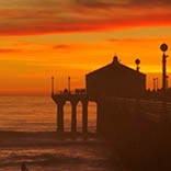 MB Pier Red Sunset by Brant-Lucich, Kim