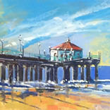 Manhattan Beach Pier by Ishikawa, Mike