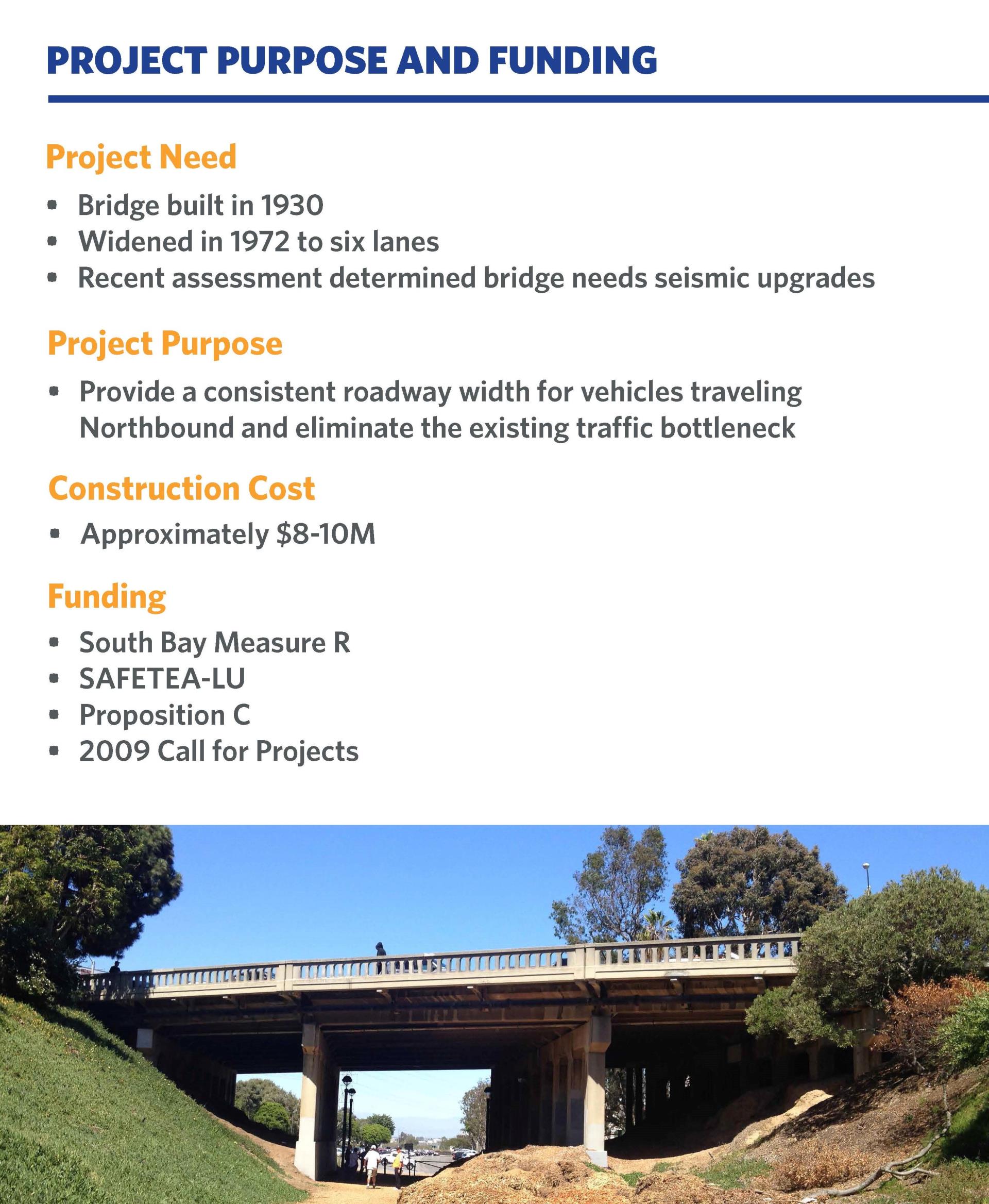 Sepulveda Bridge Widening Project Purpose and Funding