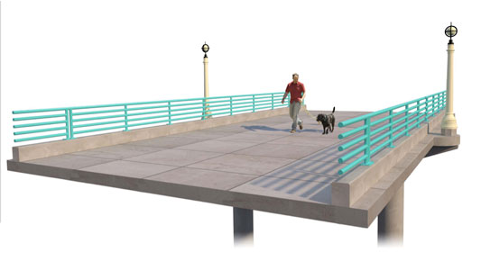 Pier Railing Rendering 1