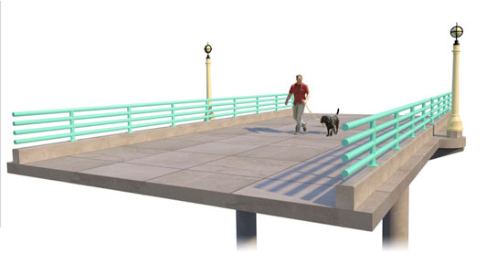 Pier Railing Rendering 2