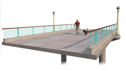 Pier Railing Rendering 3