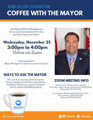 Coffee with the Mayor November 25