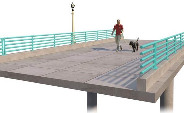 Pier Railing Rendering