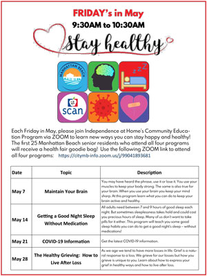 May 2021 Stay Healthy Flyer