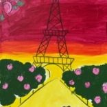 Eiffel Tower in Spring by Chen, Micaiah