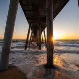 Sunset Under the Pier by Gwaltney, Robert