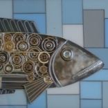 2D Cloisonne Fish by Mackie, Robert