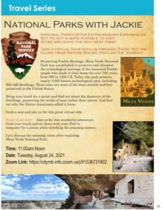 Travel Series with Jackie August 2021