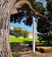 Manhattan Beach Peace Pole Relocated to Veterans Parkway