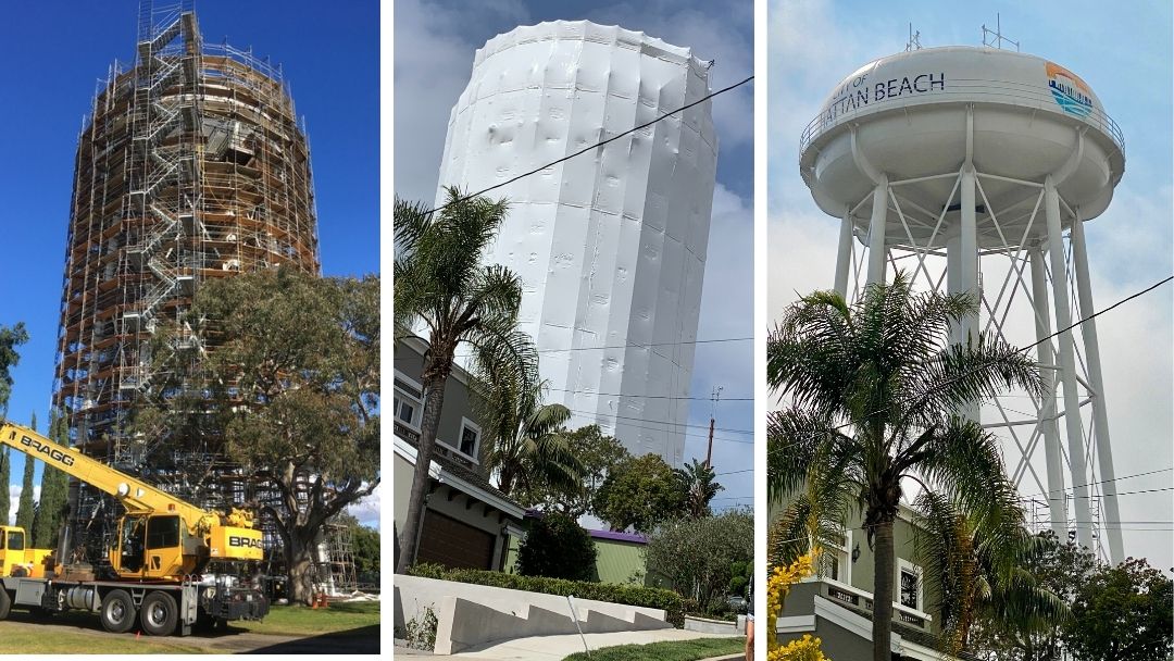 Block 35 Water Tower Collage