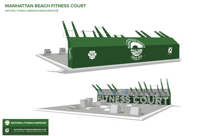 National Fitness Court Rendering