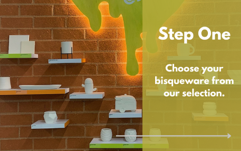 Glaze Lab Step 1 - Choose your bisqueware from our selection