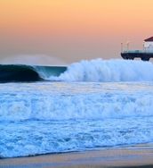 MB Pier closed due to high surf advisory