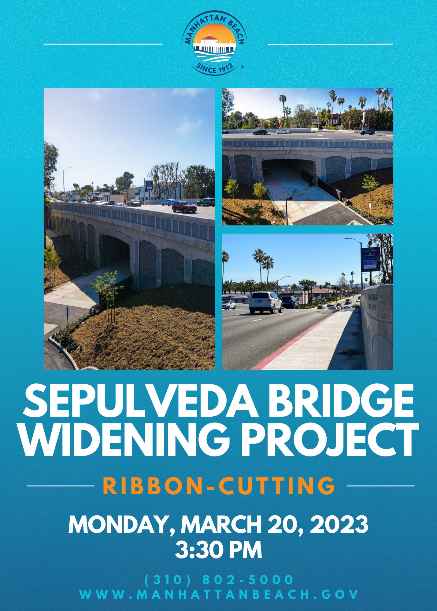 Sepulveda Bridge Widening Project Ribbon Cutting Invite