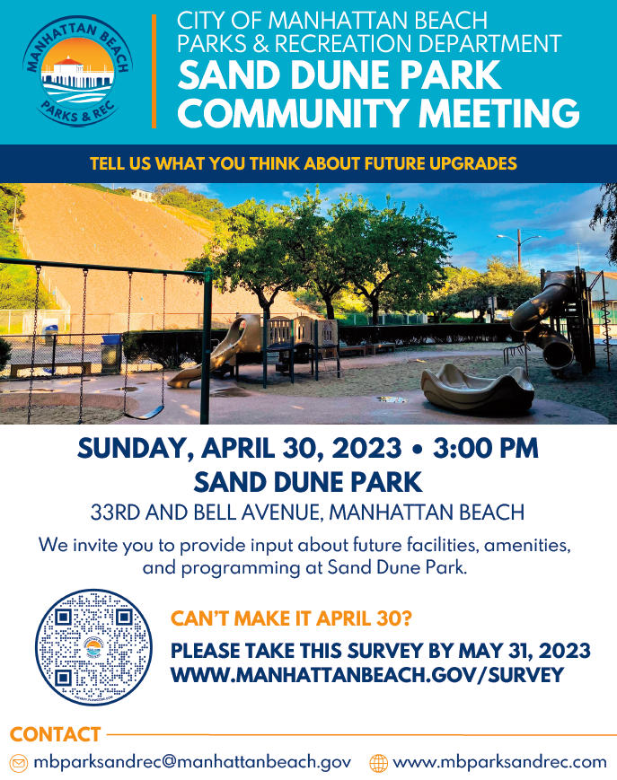 Sand Dune Community Meeting Flyer