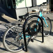 Bicycle rack installation