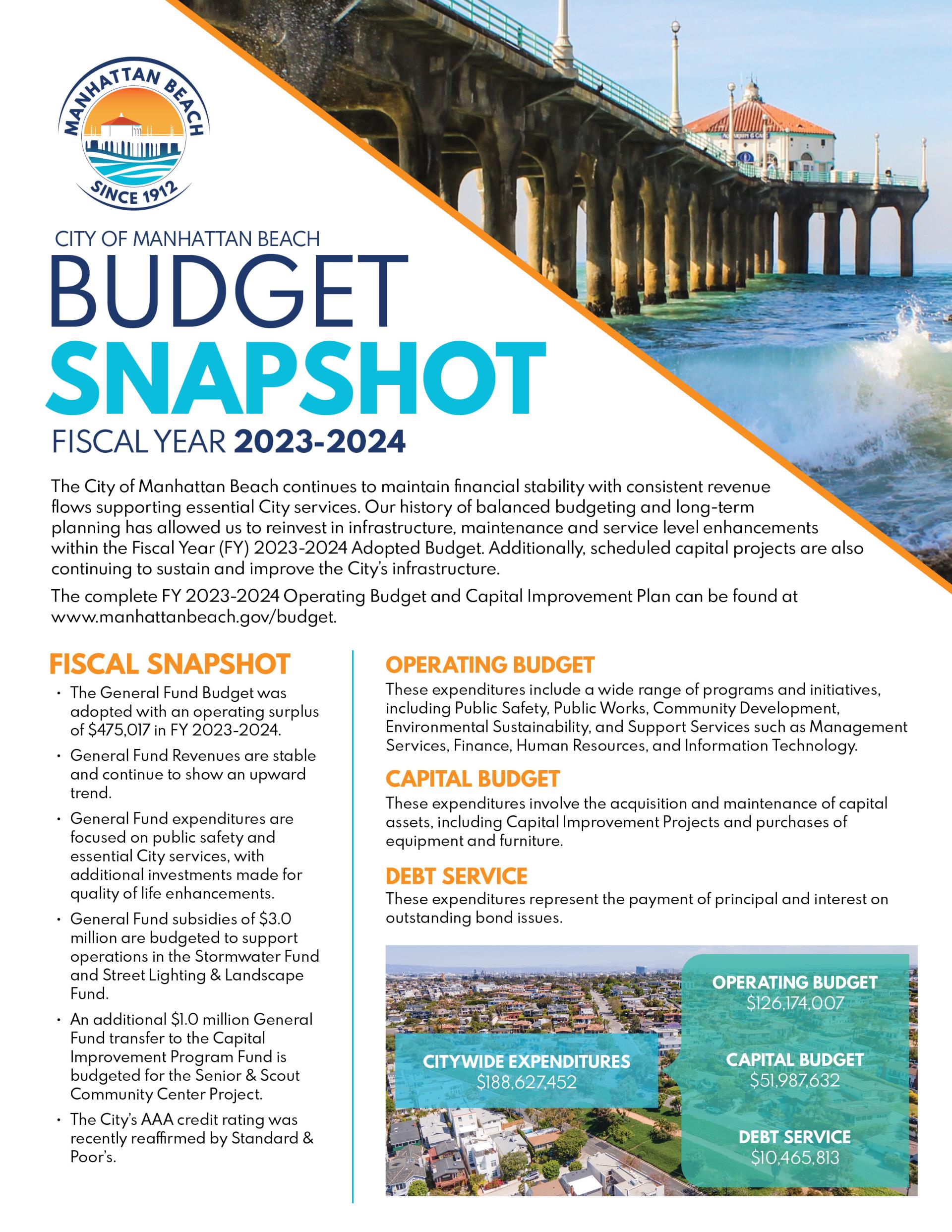 Budget Snapshot cover