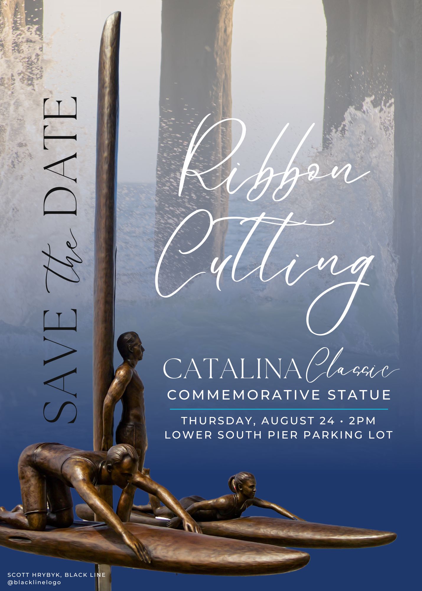 Catalina Classic Commemorative Statue Ribbon Cutting