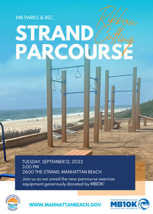 Strand Parcourse Ribbon Cutting