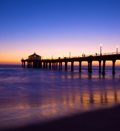 Manhattan Beach Holds Candlelight Vigil For Officer Chad Swanson