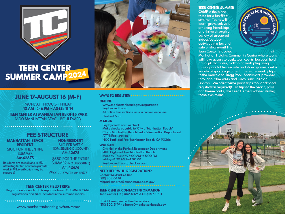 Teen Center Summer Camp