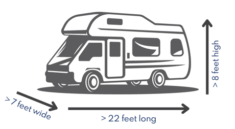 Oversized Vehicle Graphic with Measurements