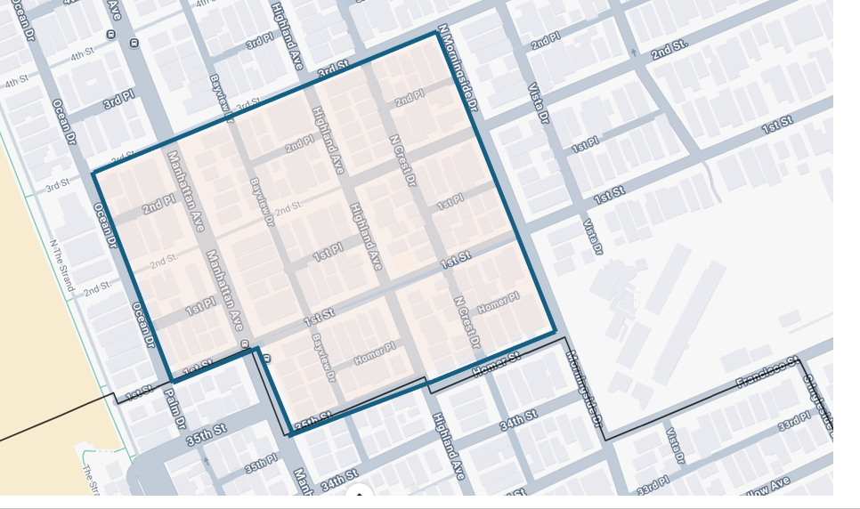 Water Flushing Map 10/1 - 10/10