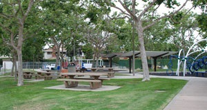 Marine Avenue Park Picnic Benches