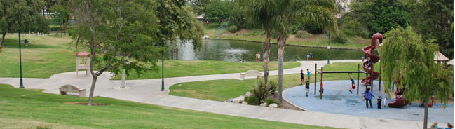 Polliwog Park Pond and Playground