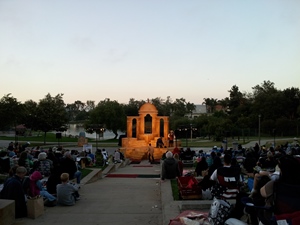 Shakespeare By The Sea in Polliwog Park at Sunset